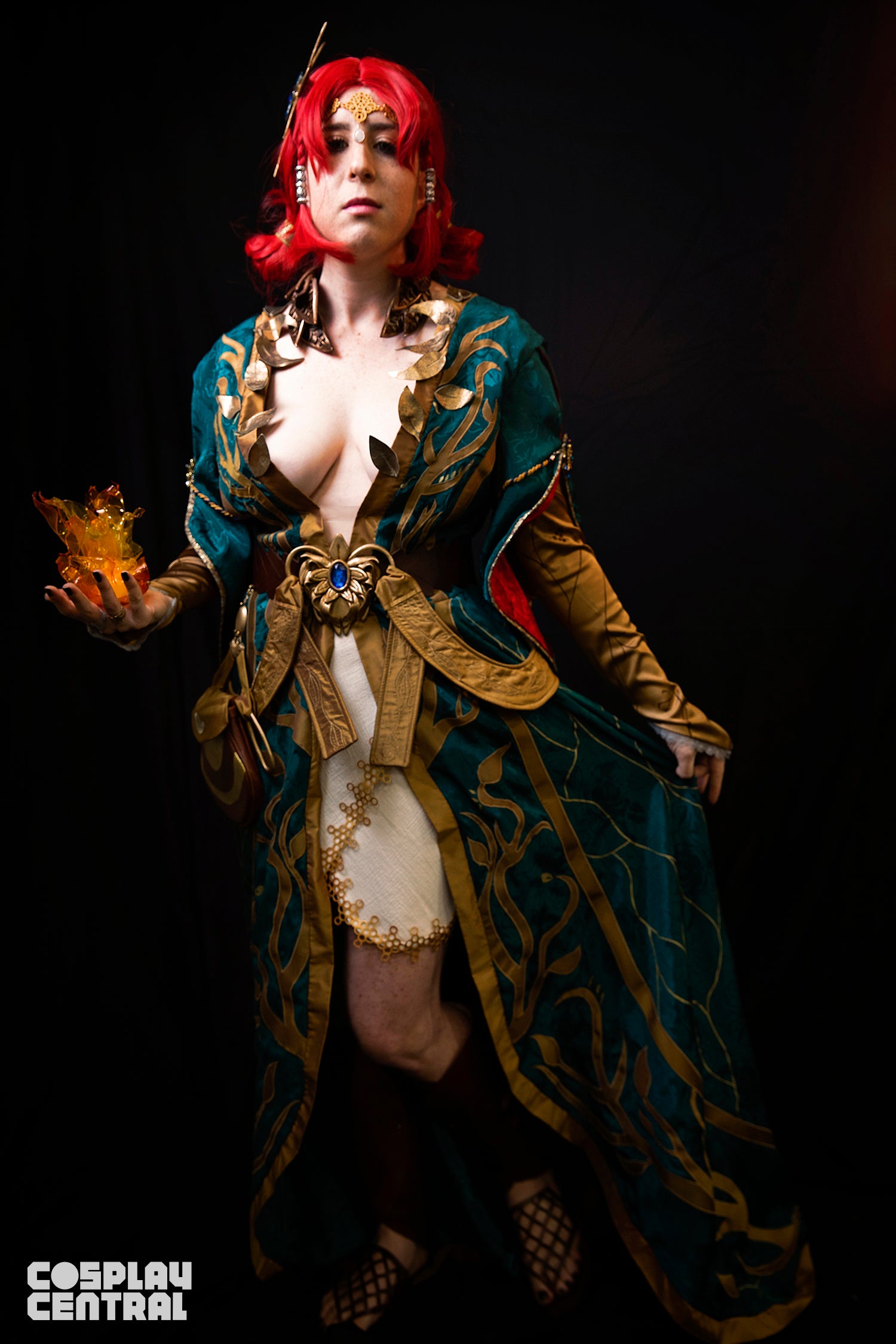 Cornetto Cosplay as Triss Merigold from The Witcher 3: Wild Hunt video game.
